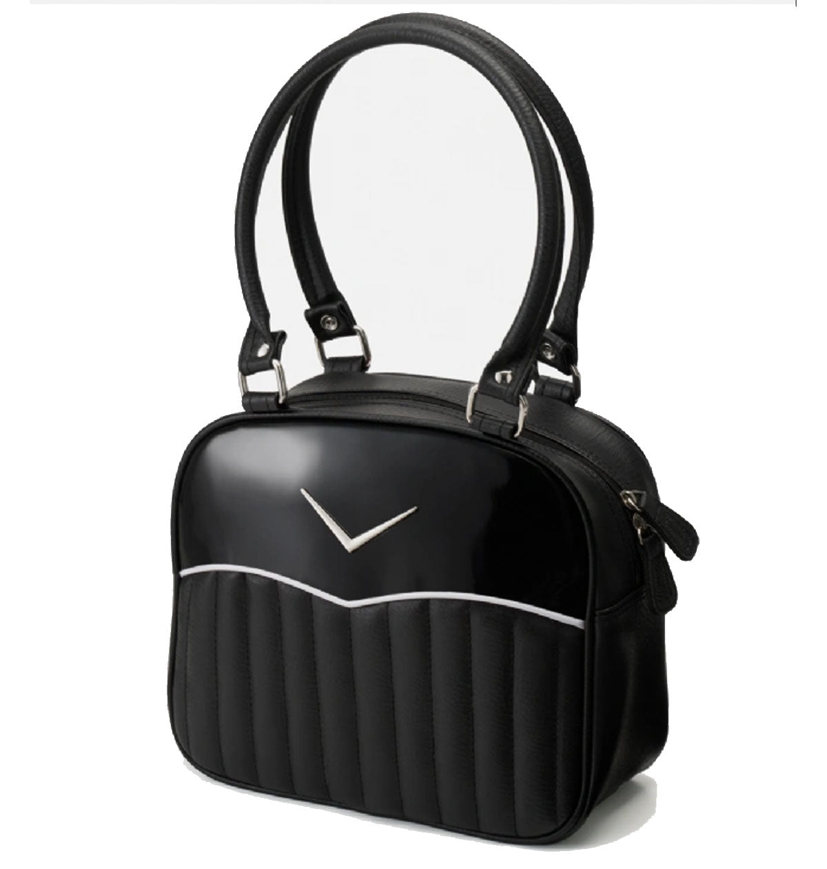 LIQUOR BRAND VEGA BOWLER LEOPARD BAG