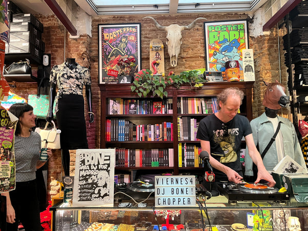 El Bone. Gira por Madrid. Pinchada en Chopper Monster