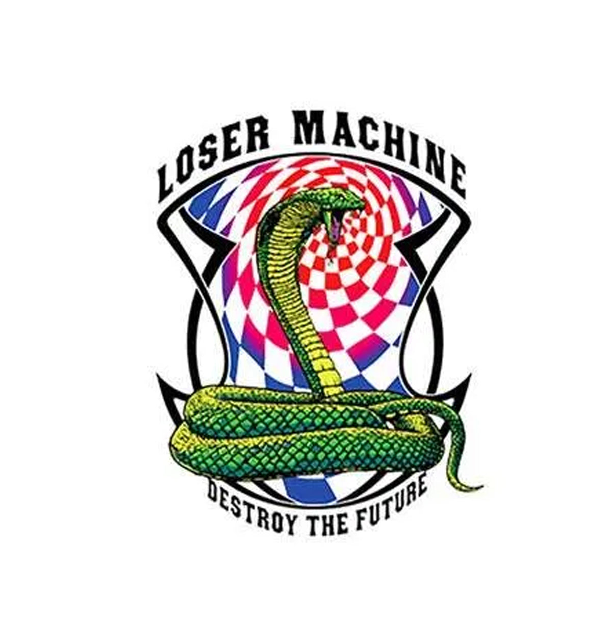 Loser Machine Stickers LOSER MACHINE STICKER DESTROY THE FUTURE – Chopper Monster